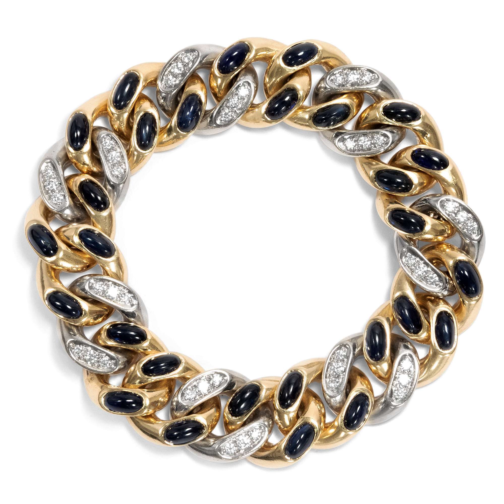 602624-hofer-antikschmuck-Wunderbares-Tango-Armband-von-Pomellato-mit-Saphiren-und-Brillanten-entstanden-1981-Pr-t-a-Porter_1