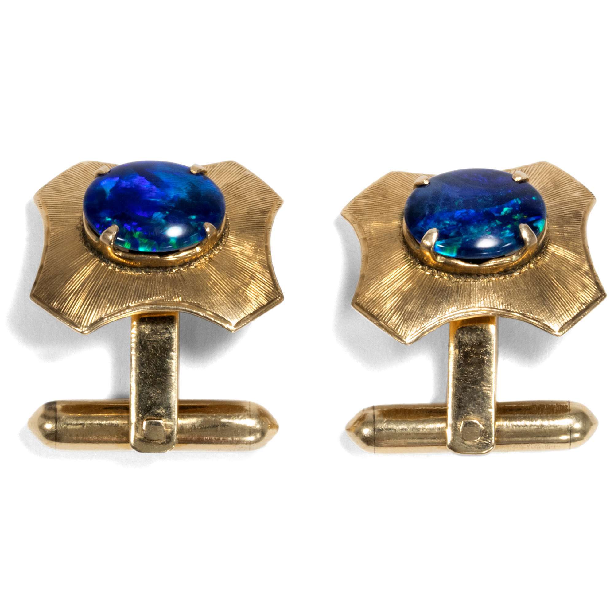 609052-hofer-antikschmuck-Vintage-Manschettenknoepfe-aus-Gold-mit-Opalen-USA-um-1960-Schillernde-Accessoires_1