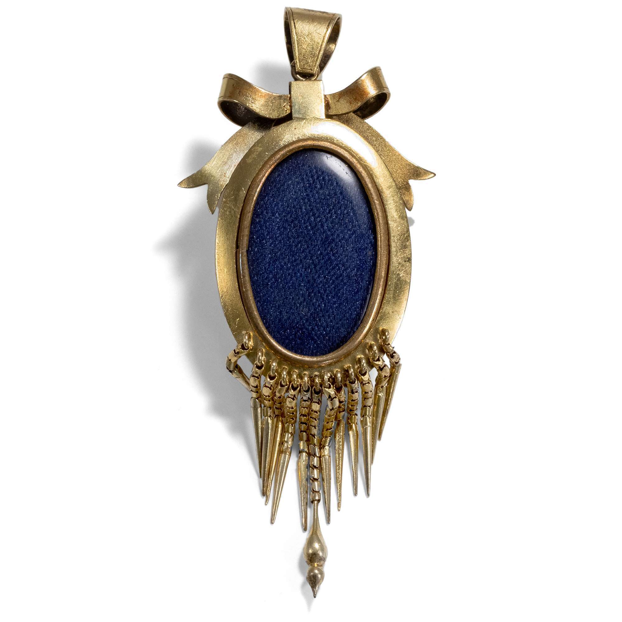 614266-hofer-antikschmuck-Viktorianischer-Medaillon-Anhaenger-mit-Perle-und-blauem-Email-auf-Gold-um-1875-Nahe-am-Herzen_3
