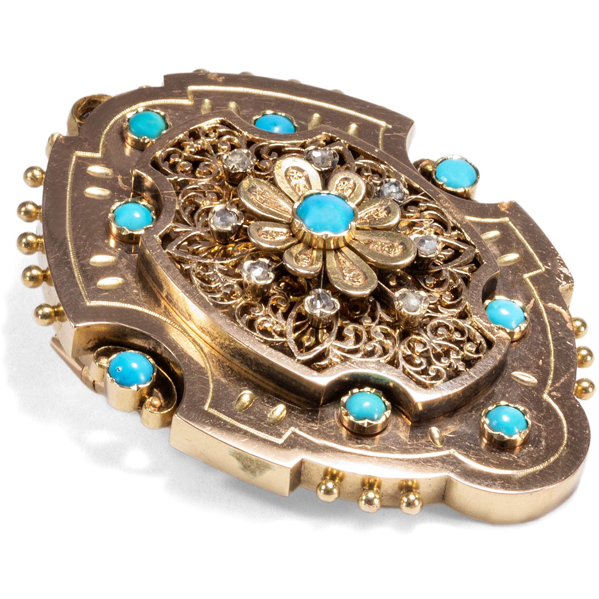 614797-hofer-antikschmuck-Antike-Demi-Parure-mit-Tuerkisen-und-Diamanten-in-Gold-um-1875-Amor-Ornamenti_4