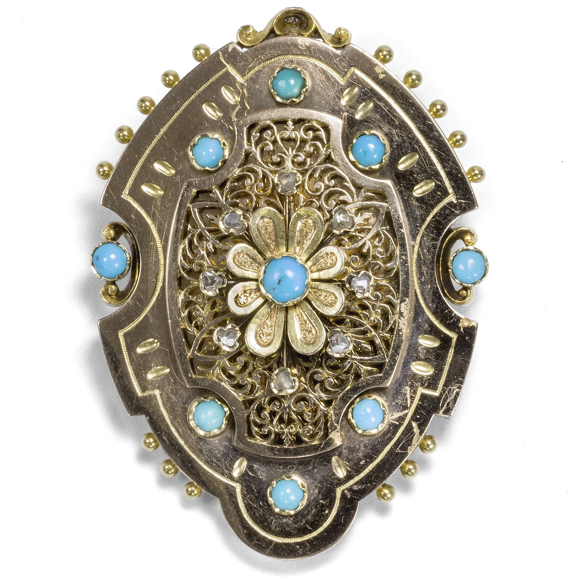 614797-hofer-antikschmuck-Antike-Demi-Parure-mit-Tuerkisen-und-Diamanten-in-Gold-um-1875-Amor-Ornamenti_9