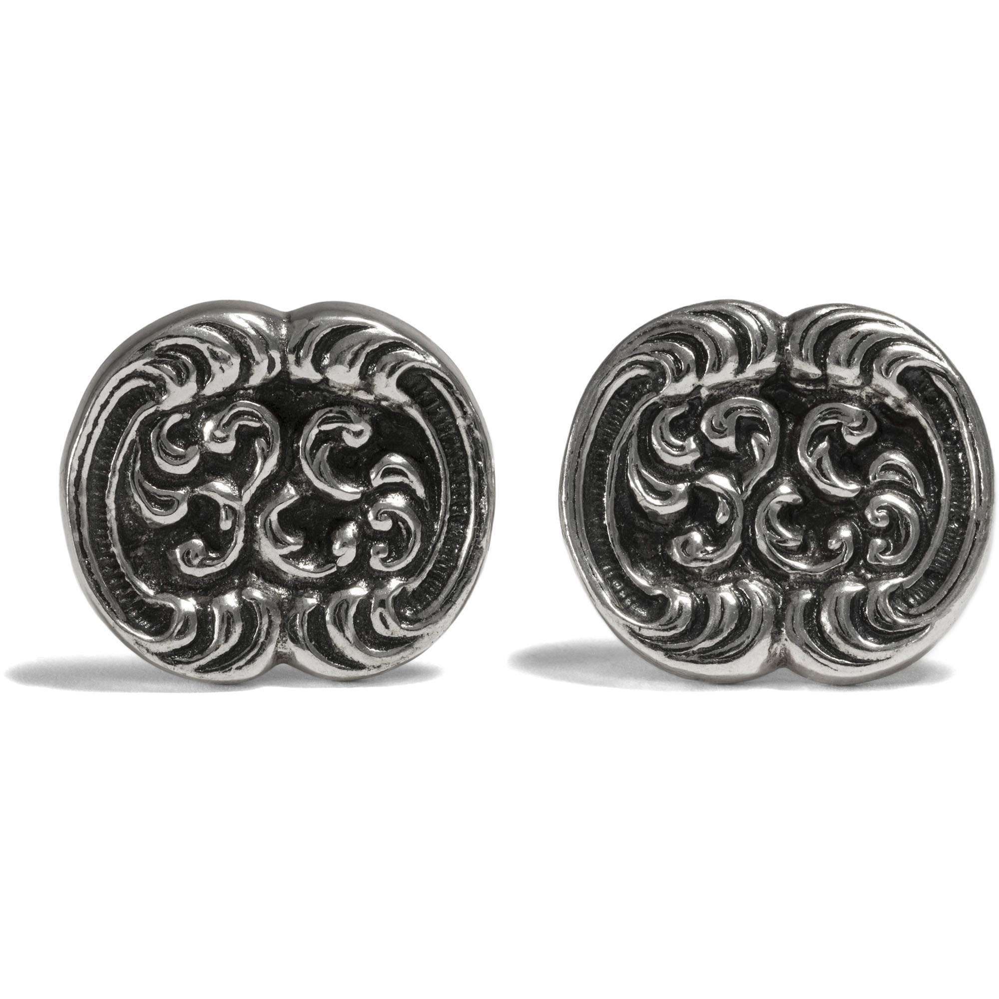 615668-hofer-antikschmuck-Edle-vintage-Manschettenknoepfe-mit-Elementen-des-Rokoko-Blachian-um-1960-Barockschnoerkel