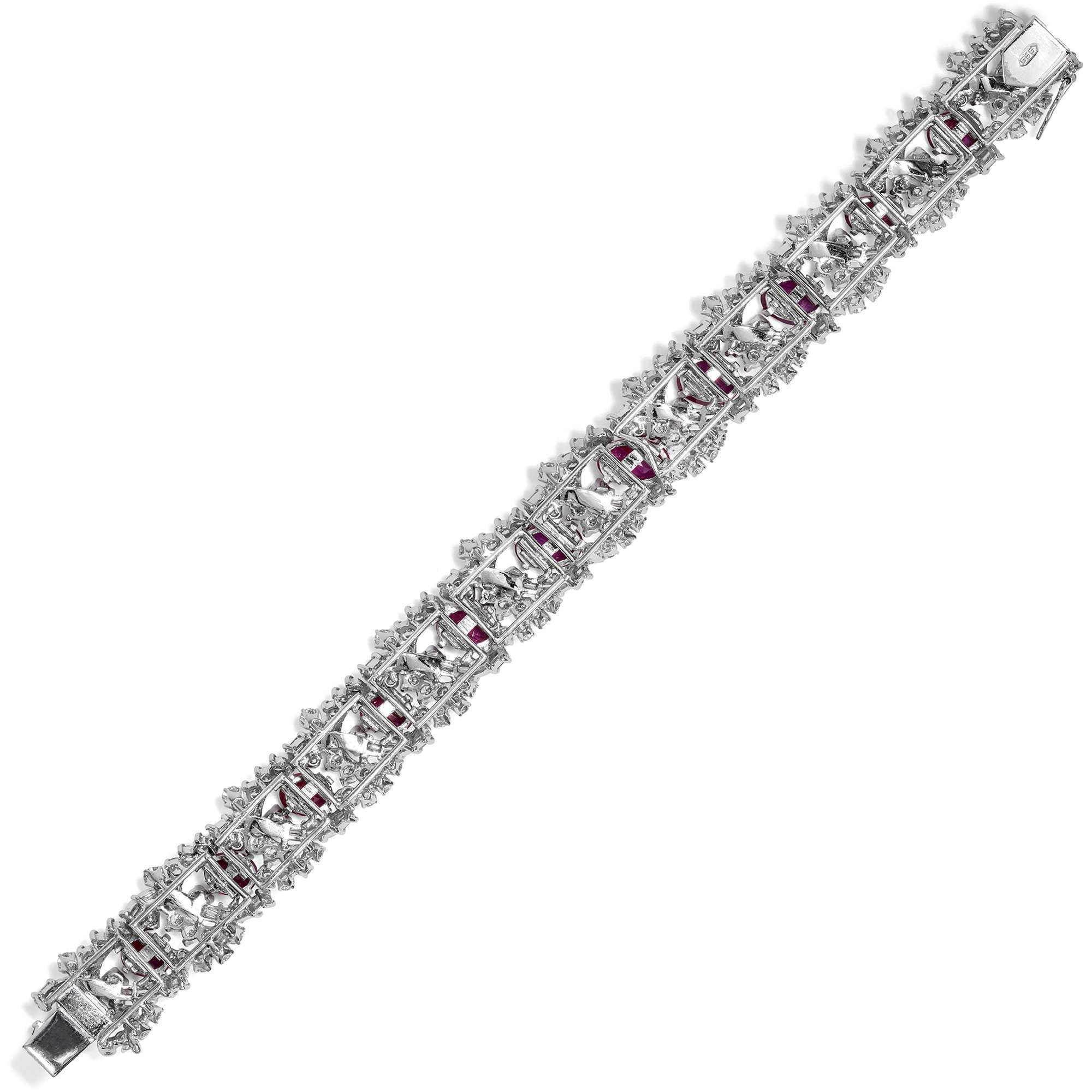 624365-hofer-antikschmuck-Vintage-Armband-mit-kostbaren-Rubinen-und-Diamanten-in-Weissgold-um-1970-Burma-unbehandelt_3