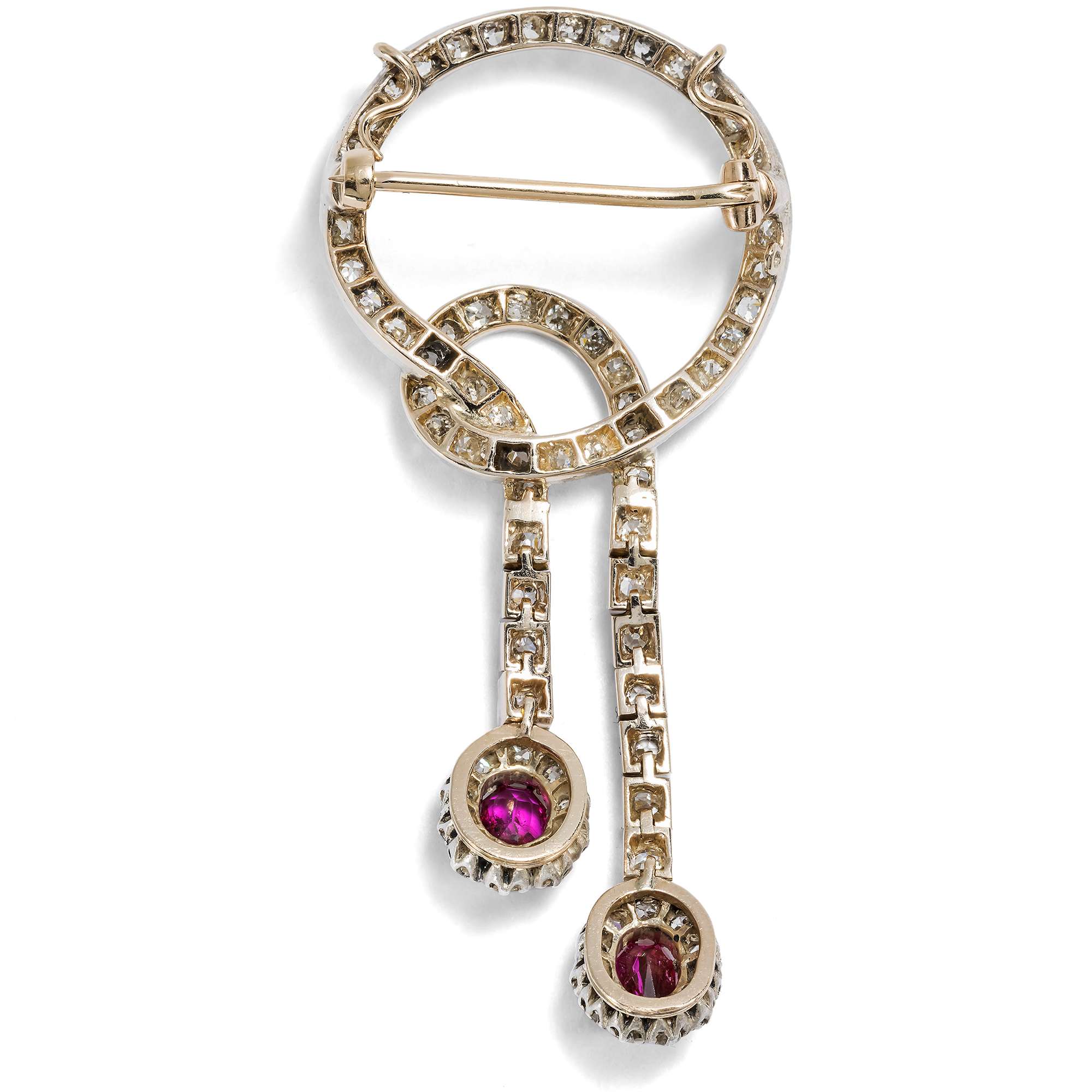 625522-hofer-antikschmuck-Kostbare-Anhaenger-Brosche-mit-Diamanten-und-Rubinen-aus-Burma-um-1910-Seid-umschlungen-_2
