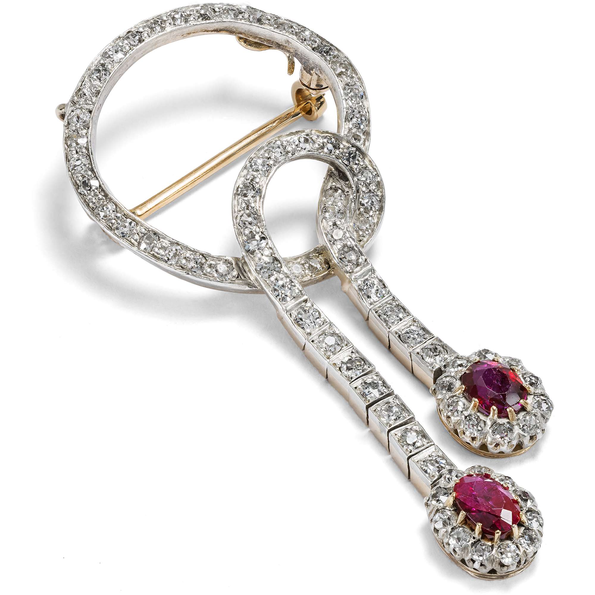 625522-hofer-antikschmuck-Kostbare-Anhaenger-Brosche-mit-Diamanten-und-Rubinen-aus-Burma-um-1910-Seid-umschlungen-_3