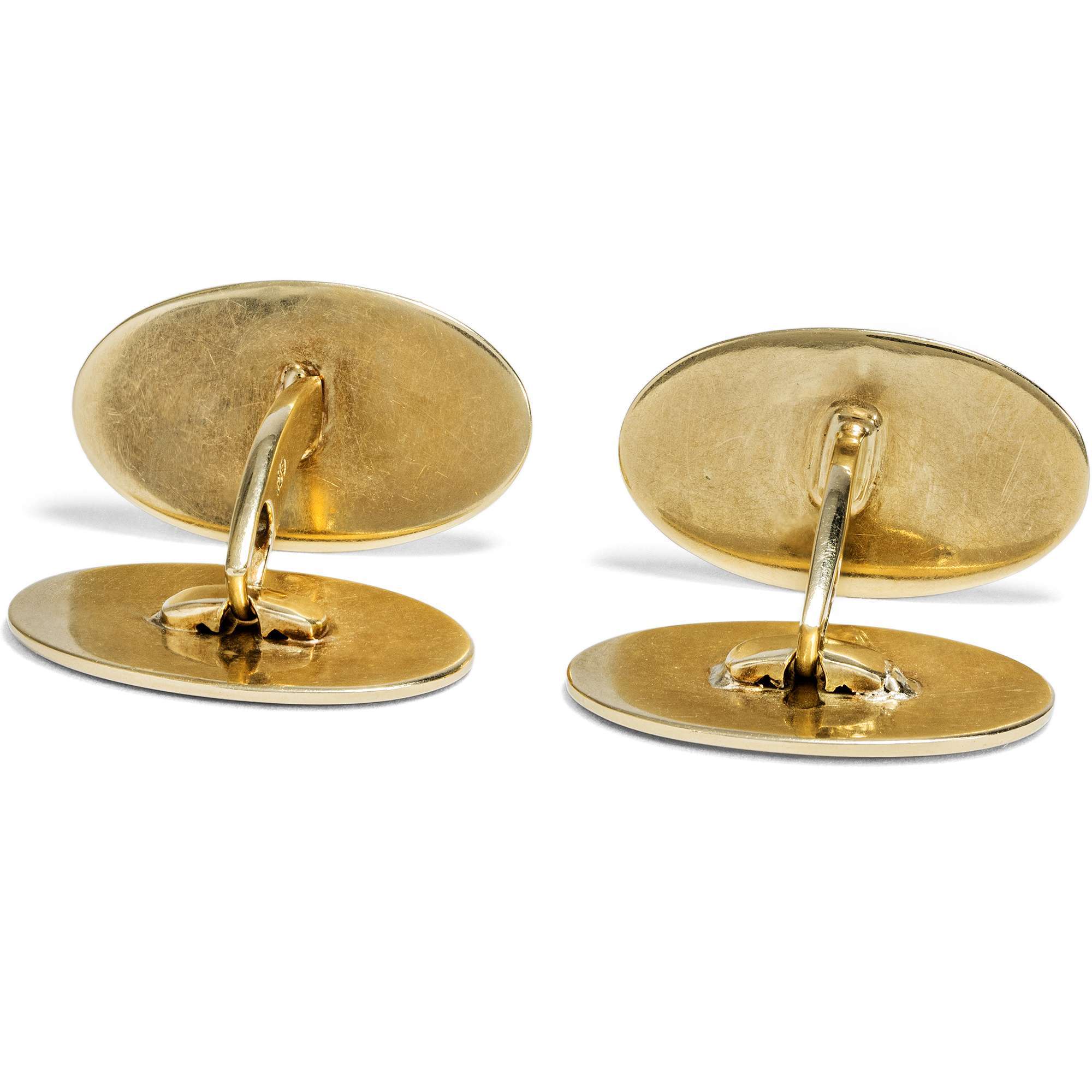 625681-hofer-antikschmuck-Elegante-antike-Manschettenknoepfe-aus-guillochiertem-Gold-und-Email-um-1920_3