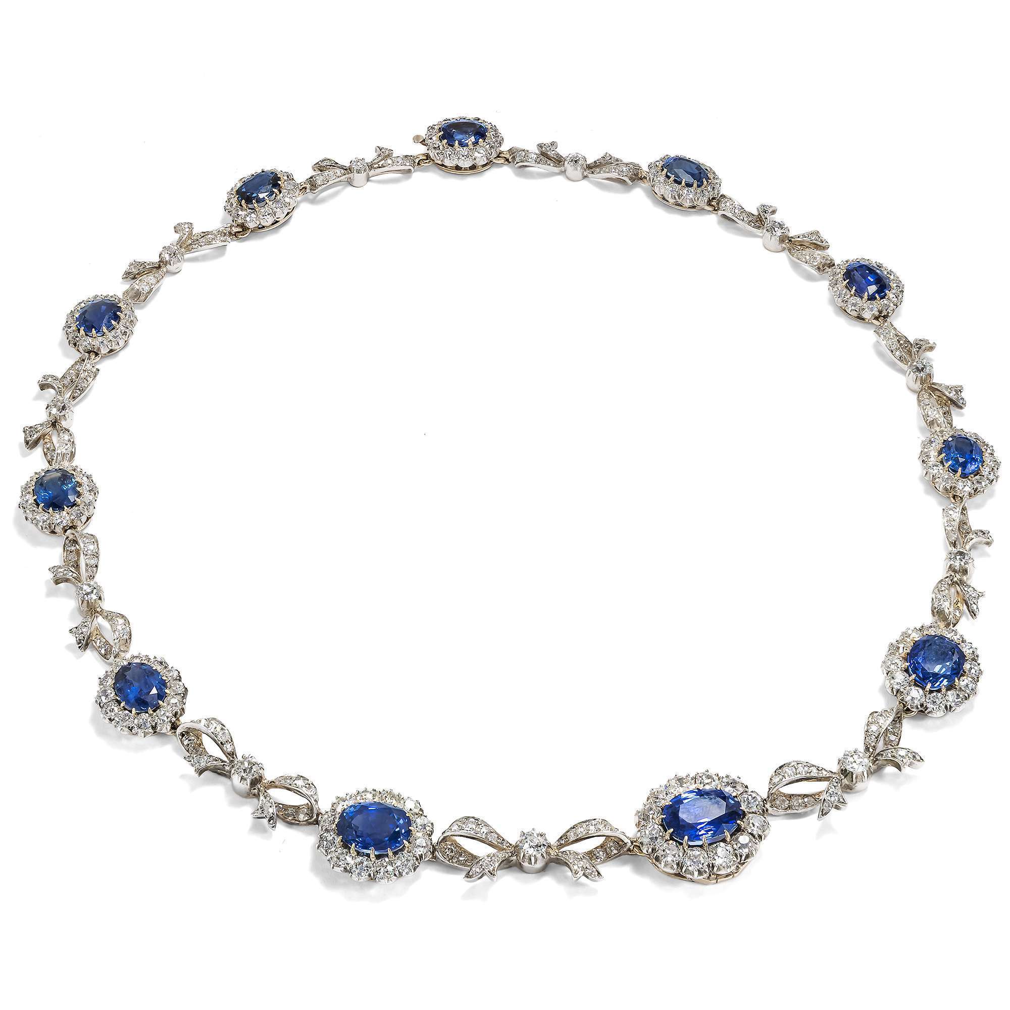 625883-hofer-antikschmuck-Prachtvolles-Saphir-und-Diamantcollier-in-Silber-auf-Gold-um-1895-Schlag-Mitternacht_1