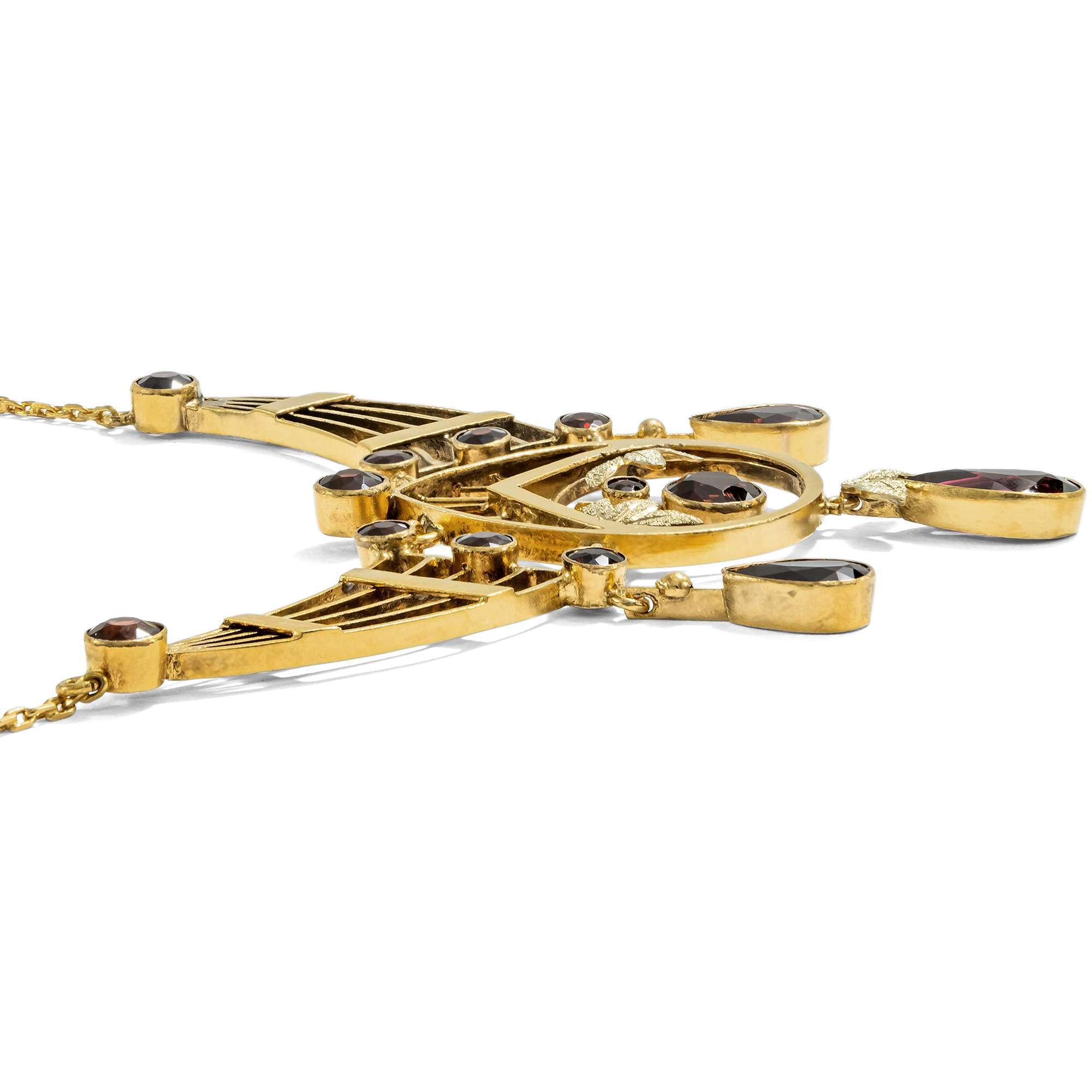 626151-hofer-antikschmuck-Antikes-Collier-mit-Granaten-in-Gold-Prag-um-1905-Paradiesaepfel_3