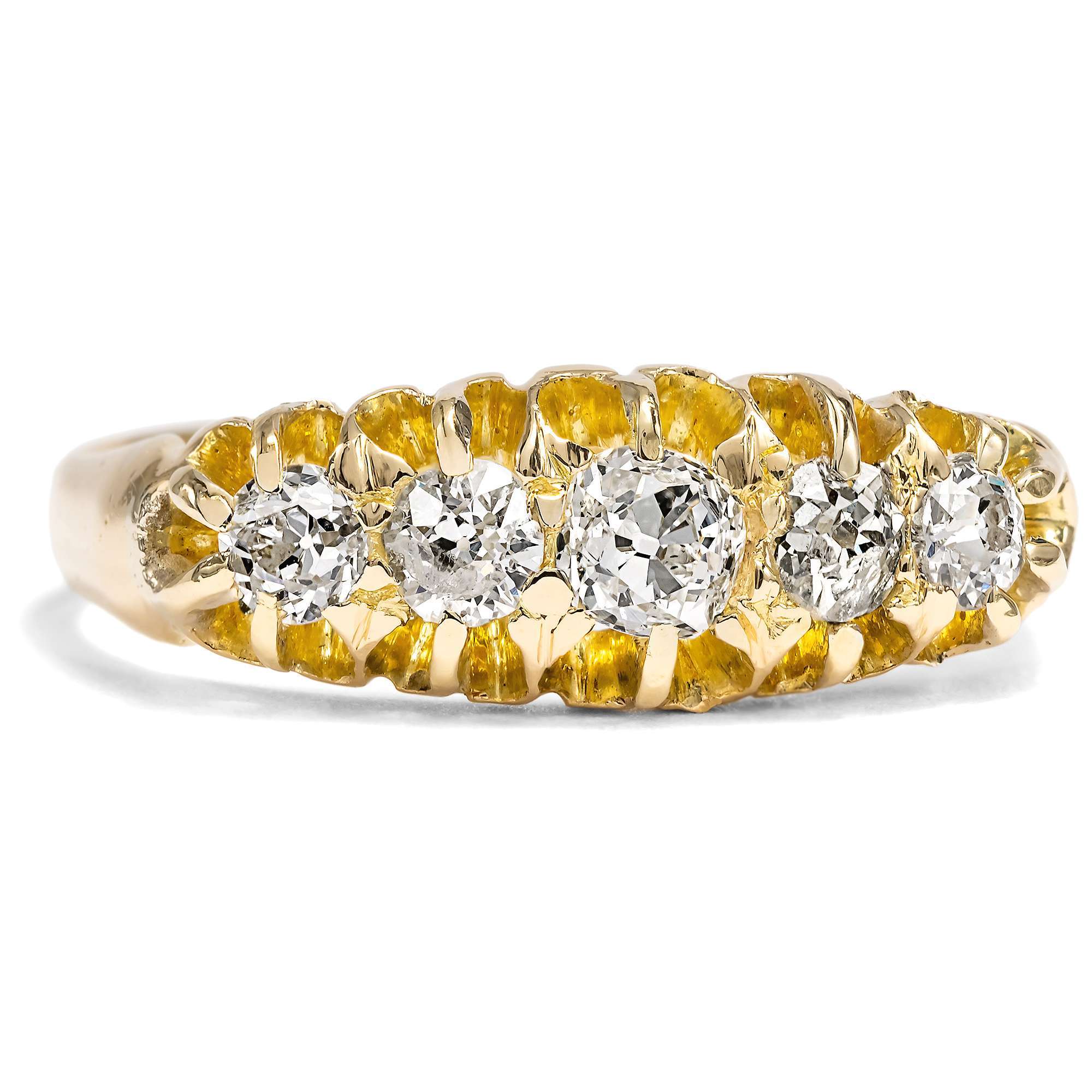 626582-hofer-antikschmuck-Antiker-britischer-Five-Stone-Ring-mit-Diamanten-in-Gold-Birmingham-1908-Mix-und-Match