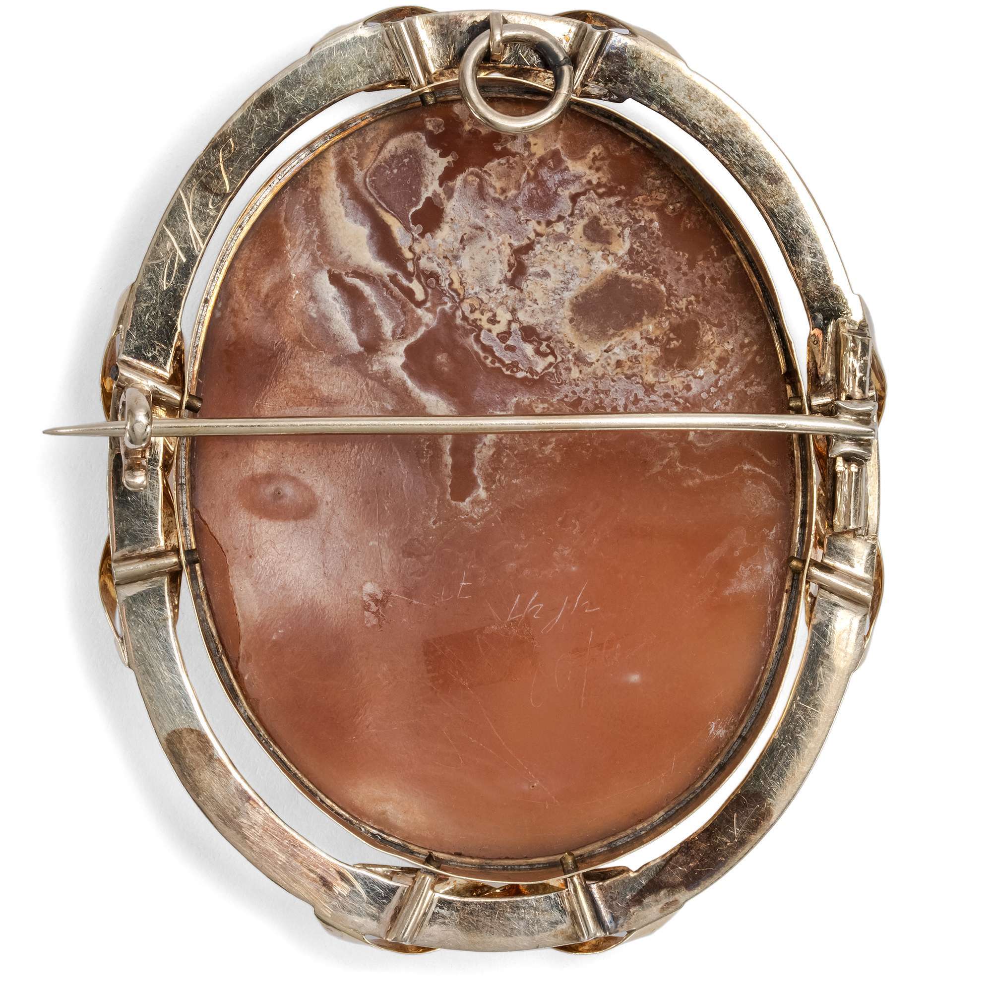 626688-hofer-antikschmuck-Antike-Muschelgemme-in-Gold-nach-Antonio-Canova-Italien-und-England-um-1865-Anmut-Glanz-und-festliche-Freude-_3