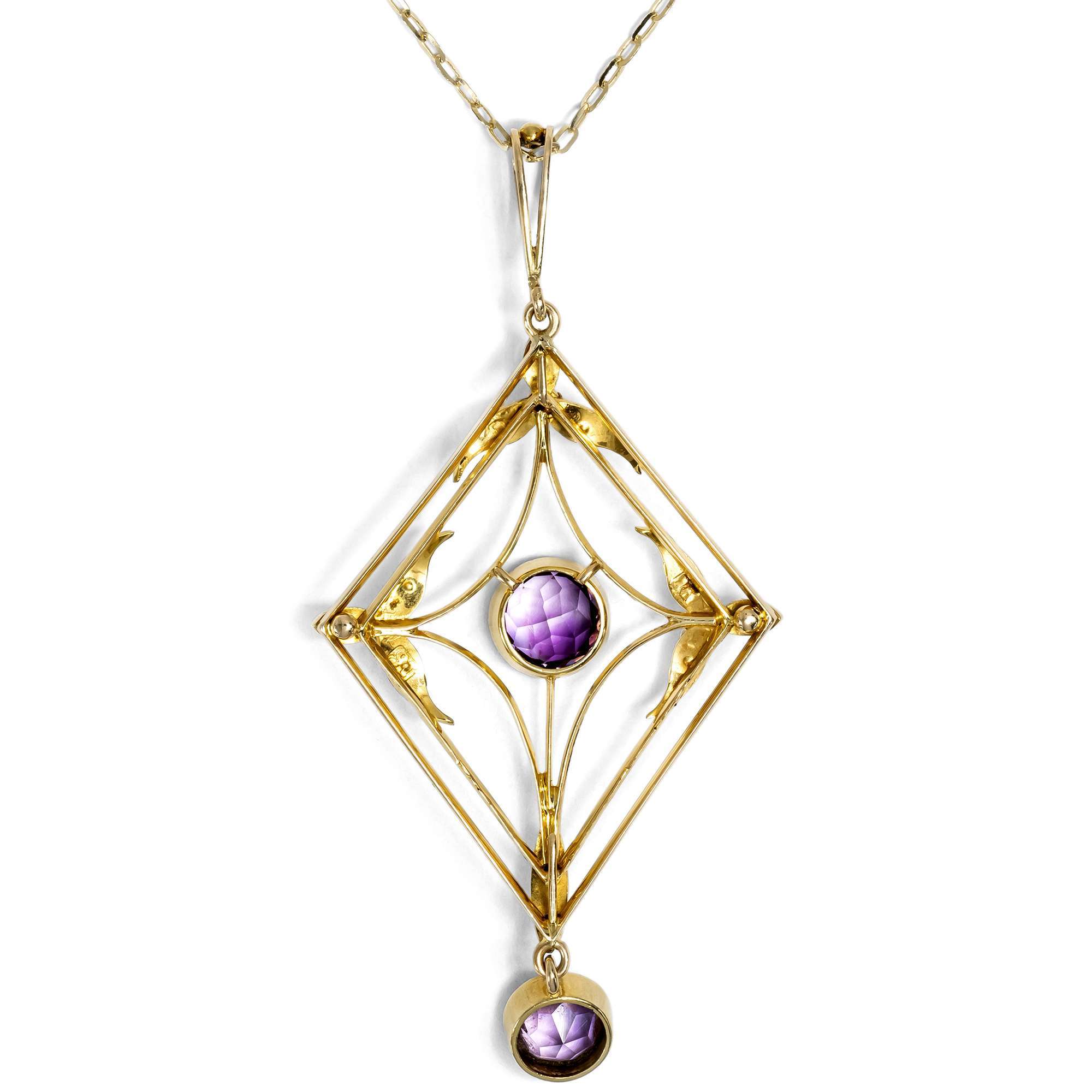 626736-hofer-antikschmuck-Antiker-Anhaenger-mit-Amethysten-und-Saatperlen-in-Gold-Grossbritannien-um-1905-Edwardian-Elegance_3