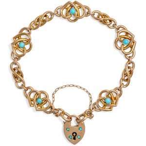 626954-hofer-antikschmuck-Romantisches-Armband-mit-Tuerkisen-in-Gold-England-um-1900-Vergiss-mein-nicht-_2